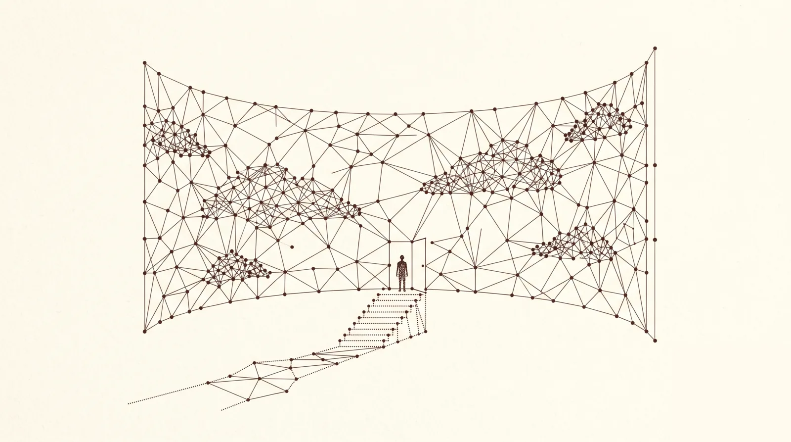 Lead illustration for How Far Are We From Dead Internet?